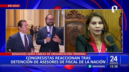 Reacciones desde el Congreso sobre presunta organización criminal en el Ministerio Público