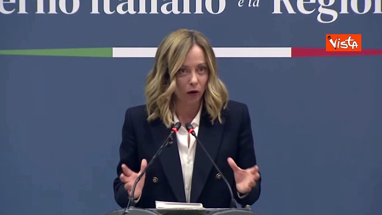 Accordo di Coesione con il Lazio, Meloni: "A Ro...