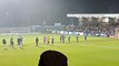Horsham FC clap their fans off as they bow out of the FA Cup following a 3-0 defeat to Sutton United in the second round
