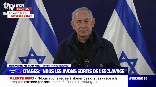 J'ai vu, face à moi, une famille qui renaît : Benjamin Netanyahu raconte la remise des ex-otages à leurs proches