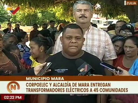 45 comunidades indígenas son beneficiadas con transformadores por la alcaldía de Mara en el Zulia