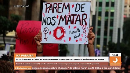 Lei prevê multa de até R$ 500 mil a agressores para ressarcir dano em caso de violência contra mulher