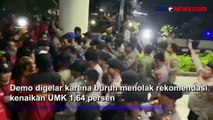 Buruh Nyaris Baku Hantam dengan Petugas di Tangerang, Demo Tuntut Kenaikan UMK