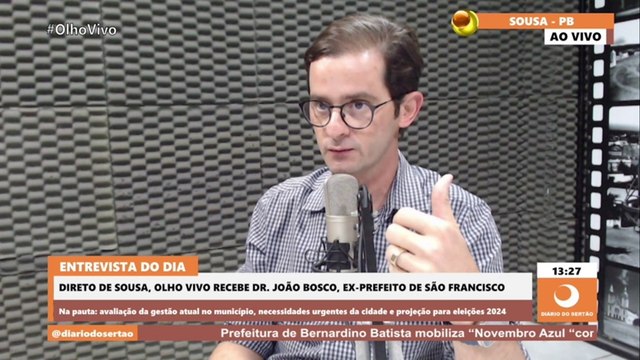 Ex-prefeito de São Francisco, João Bosco diz que a atual gestão municipal é um “estelionato político”