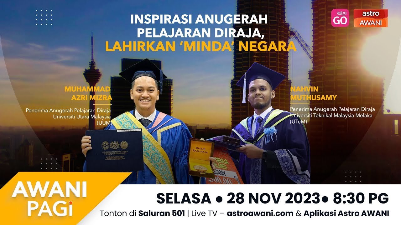 AWANI Pagi: Inspirasi Anugerah Pelajaran Diraja, Lahirkan 'Minda' Negara