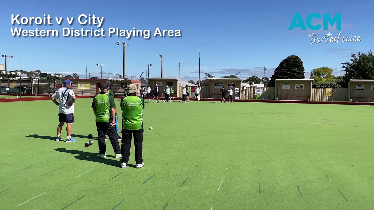 Lawn bowls: Western District Playing Area