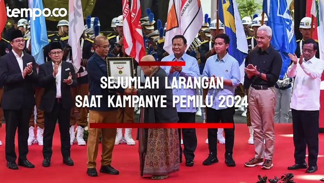 Kampanye Pemilu 2024 Dimulai, Ini Sejumlah Larangan yang Tak Boleh Dilakukan