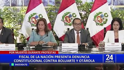 Lamas Puccio sobre denuncia contra Boluarte y Otárola: "Hay que levantarles la inmunidad"
