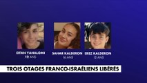 Trois otages franco-israéliens libérés