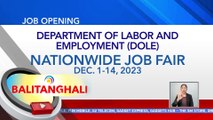 Libo-libong trabaho, pwedeng applyan sa malawakang job fair ng DOLE | BT