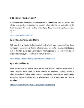 spray foam insulation Barrie || Spray Foam Contractor || spray foam Barrie