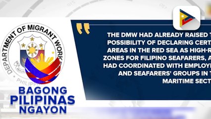 Dalawang pinoy seafarers na lulan ng barkong tinangkang i-hijack sa Gulf of Aden, ligtas na ayon sa DMW