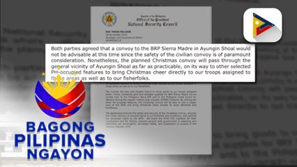 NSC, pinayagan na ang planong 'Christmas convoy' ng Atin Ito Coalition sa West PH Sea