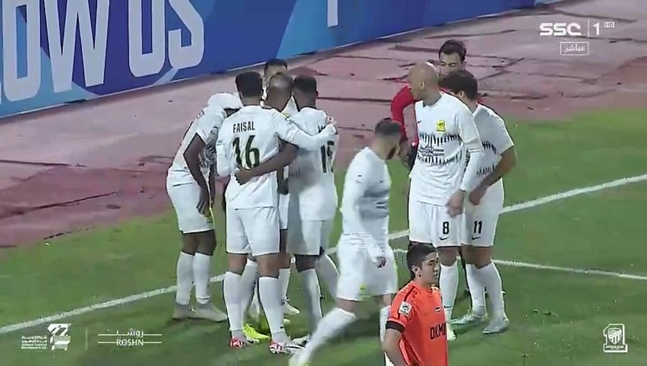 أهداف مباراة الاتحاد 2 × 1 أجمك الأوزبكي دوري أبطال آسيا 24-2023 _ Al Ittihad × FK AGMK Goals(720P_60FPS)