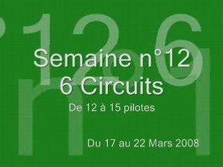 RFMO : RETRO SEMAINE N°12