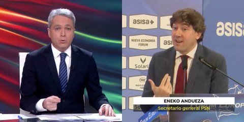 Vicente Vallés sopapea al líder del PSOE vasco por calcar la letanía sanchista sobre EH Bildu