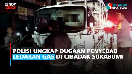Polisi Ungkap Dugaan Penyebab Ledakan Gas di Cibadak Sukabumi