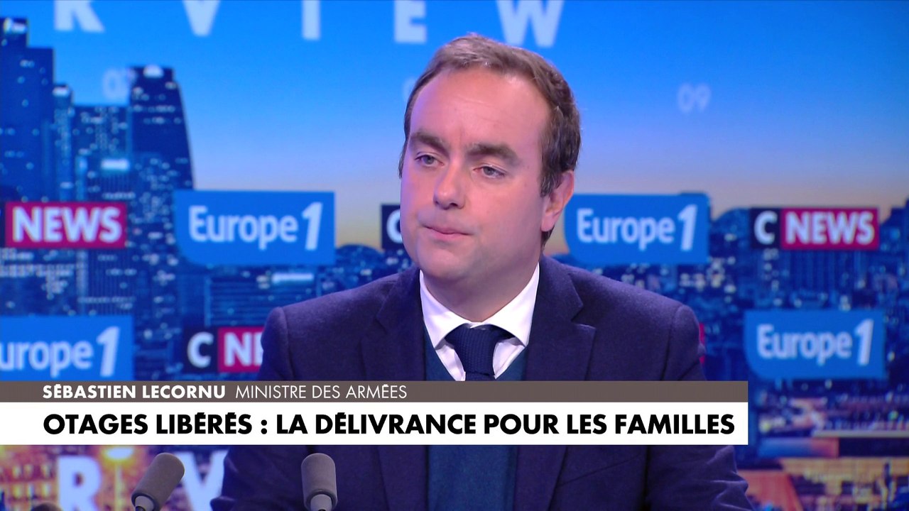 Sébastien Lecornu, à propos des trois otages franco-israéliens libérés : «Ils vont bien»