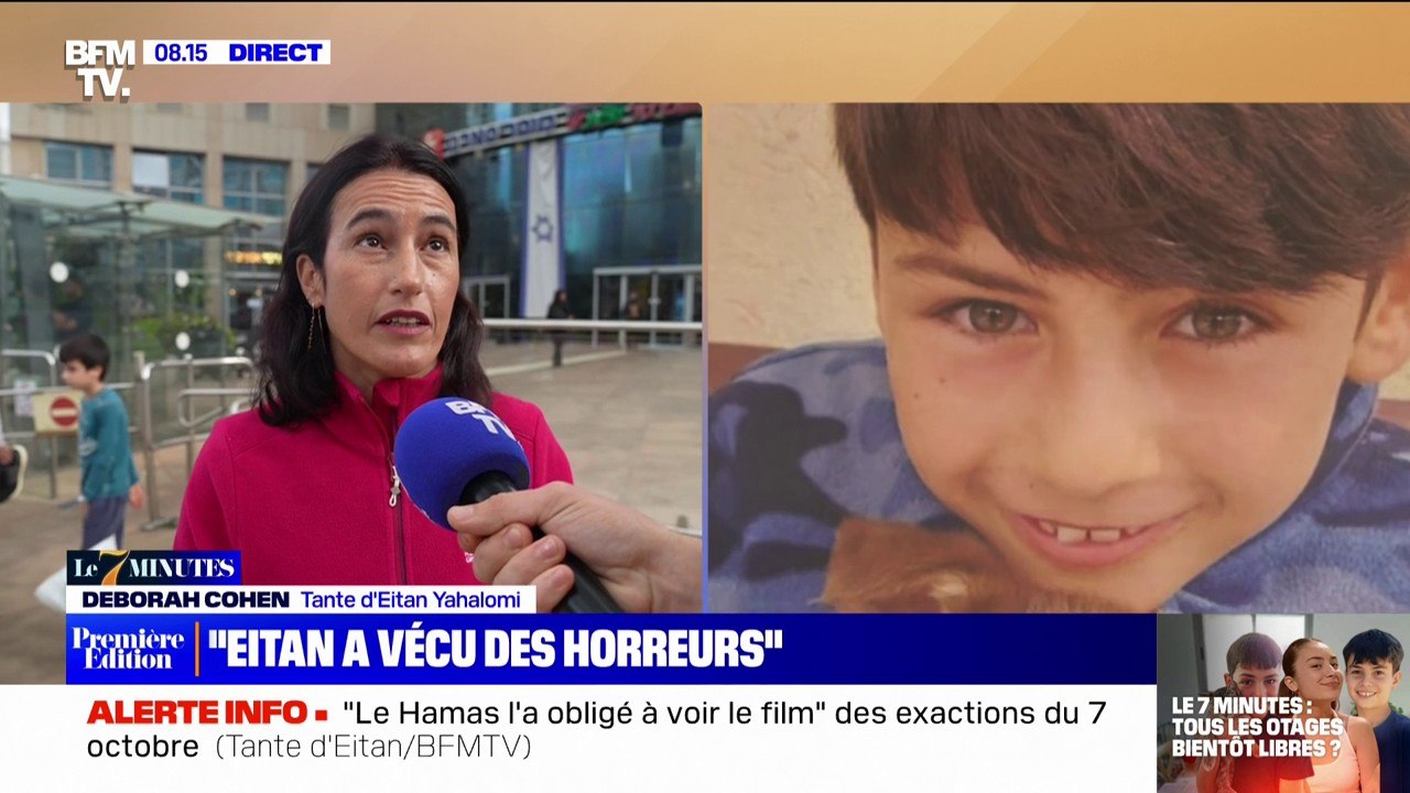 "Eitan a vécu des horreurs. À chaque fois qu'un enfant pleurait là-bas, ils l'ont menacé avec une arme pour qu'ils se taisent": la tante d'Eitan raconte ce qui est arrivé à son neveu lorsqu'il était pris en otage par le Hamas