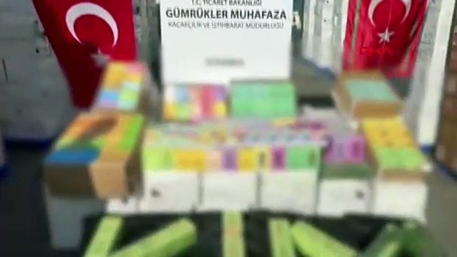 Ambarlı Limanı'nda Elektronik Sigara ve Kokain Operasyonu