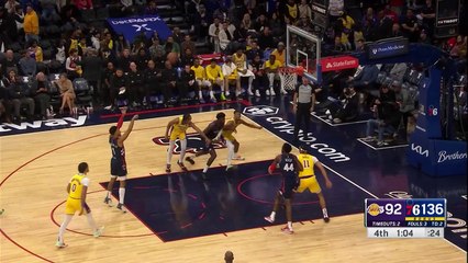 Bamba throws down nasty putback slam