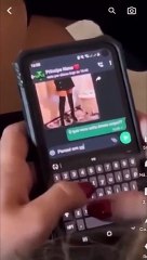 Karısını başka bir erkekle yazışırken yakalayan adam o anları böyle kaydetti