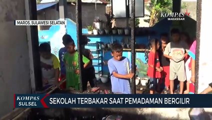 Sekolah Terbakar Saat Pemadaman Bergilir