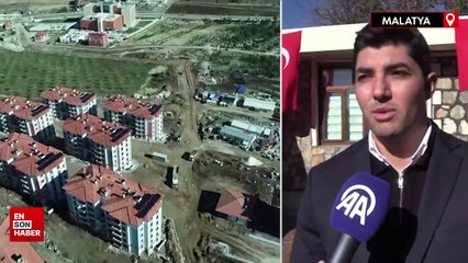 Malatya Doğanşehir'de deprem konutlarından 350'si teslimata hazırlanıyor