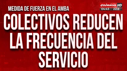 Colectivos reducen la recencia de servicio em el AMBA