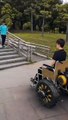 Wheelchair That Climbs Stairs #shorts #viral #shortsvideo #video #innovationhub
