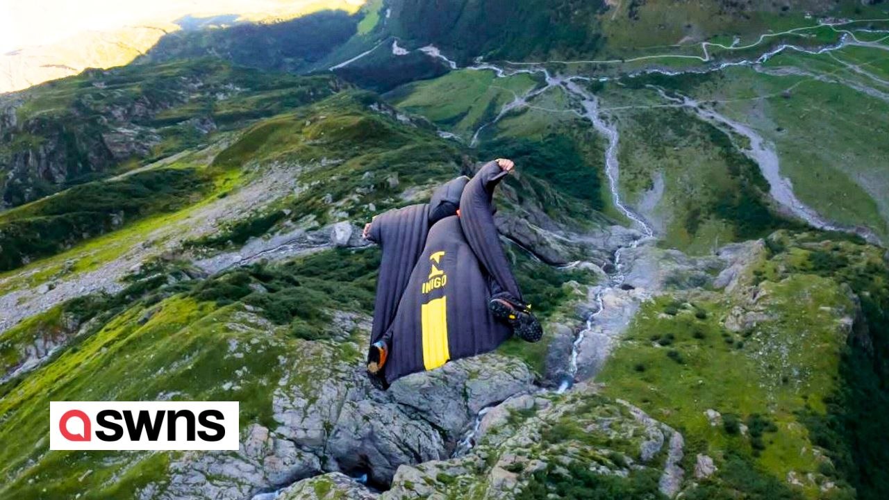 Mann trainiert für den weltweit größten Wingsuit-Sprung aus 8000 Metern Höhe - vom Everest