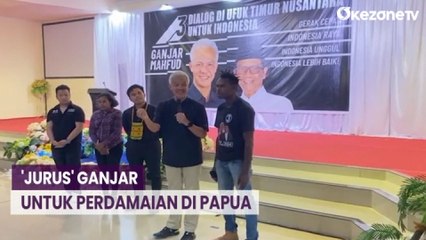 Ganjar Pranowo Ungkap 'Jurus' untuk Damaikan Papua