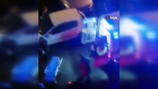 Kağıthane'de Otomobilde Silahlı Saldırıya Uğrayan Gencin Görüntüleri Ortaya Çıktı