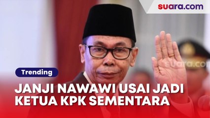 Janji Nawawi Pomolango usai Jadi Ketua KPK Sementara Gantikan Firli: Kembalikan Kepercayaan dan Dukungan Publik!