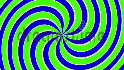 Green and blue spiral background against a mesmerizing swirling swir