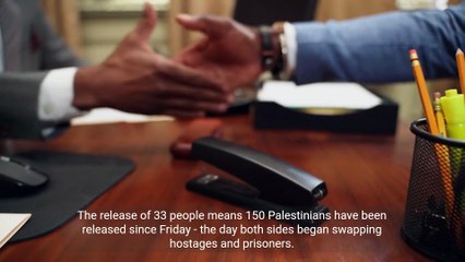 Israel-Gaza Conflict_ 33 Palestinians Released on  2