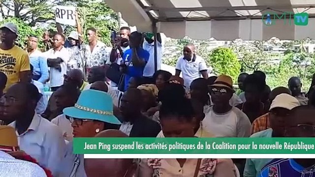 [#Reportage] #Gabon : Jean Ping suspend les activités politiques de la Coalition pour la nouvelle République