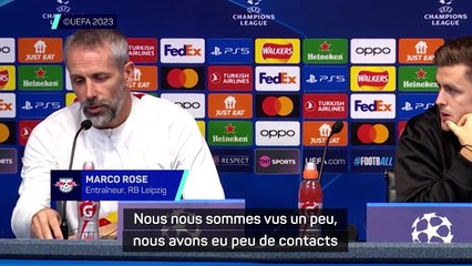 Rose : "Avec Haaland, nous avons hâte de nous revoir demain"
