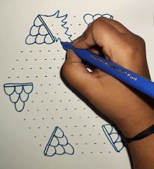 15_8 dot rangoli_best rangoli designs __15 pulli kolam __ dots muggulu designs_beauty rangoli-45