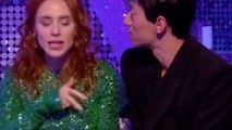 Strictly's Angela Scanlon breaks down in tears and has to be comforted by Carlos Gu as she addresses shock exit