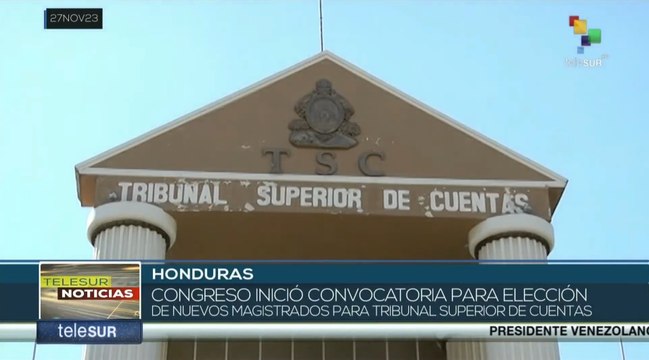 Congreso de Honduras lanza convocatoria para elegir nuevos magistrados