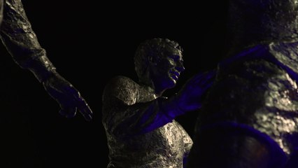Manchester City unveil statue celebrating legendary trio