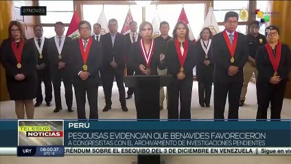 Download Video: Perú: Investigan a la fiscal Patricia Benavides por implicaciones en una red criminal