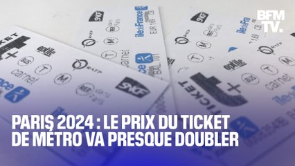 Le prix du ticket de métro va presque doubler pendant les Jeux Olympiques et Paralympiques