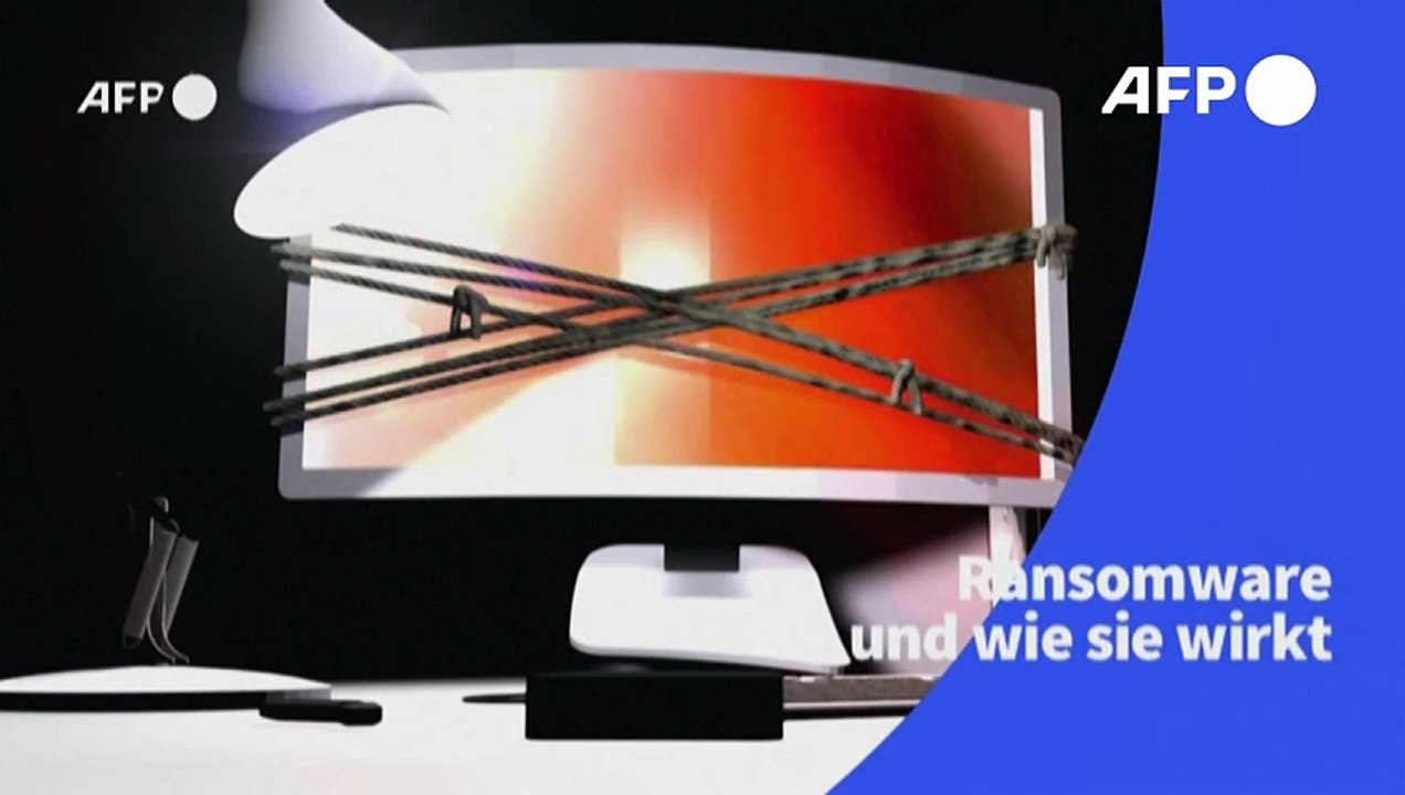 Videografik: Gefahr durch Ransomware