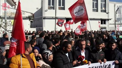 Özak Tekstil işçilerine HEDEP, CHP, TİP ve EMEP’ten destek