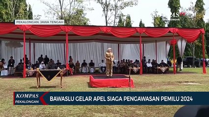 Bawaslu Kabupaten Pekalongan Gelar Apel Siaga Pengawasan Pemilu 2024