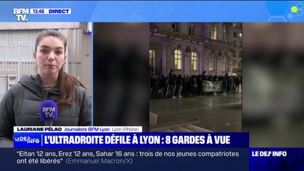 Video herunterladen: Manifestation d'ultradroite interdite à Lyon: six hommes et deux femmes en garde à vue