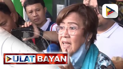 Kampo ni dating Sen. Leila de Lima, pag-aaralan kung paanong maibabasura ang mga ebidensyang ginamit laban sa kanya para sa drug case