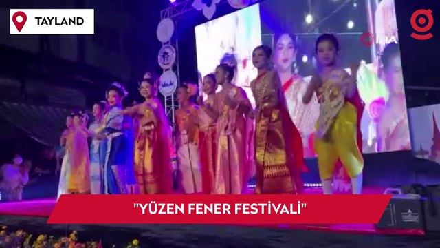 Tayland'da Yüzen Fener Festivali renkli görüntüler oluşturdu